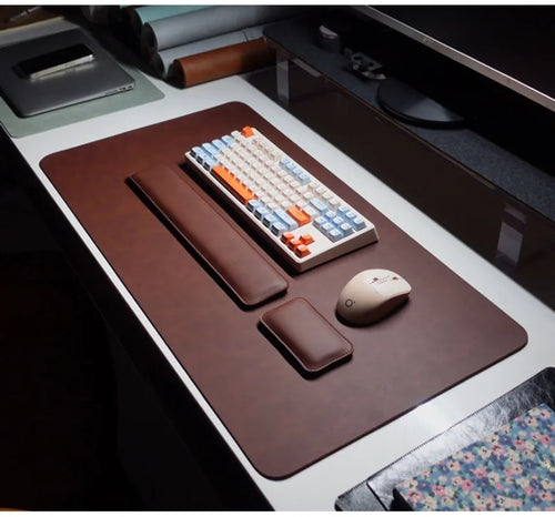 Leather Desk Mat Set